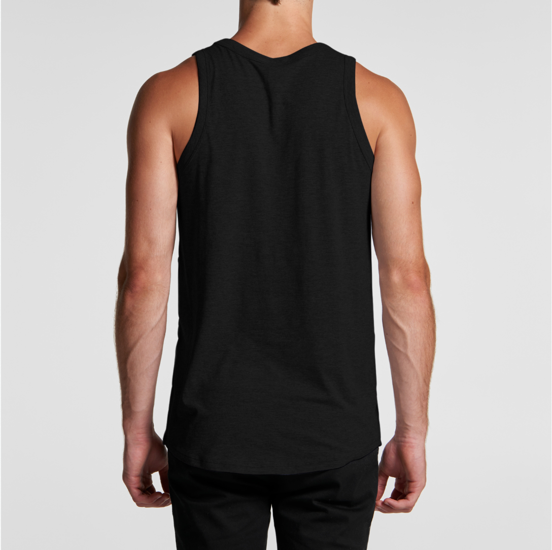 Perform Authentic Navy Singlet White Emblem